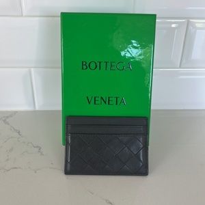 Bottega Veneta mens black wallet/card case